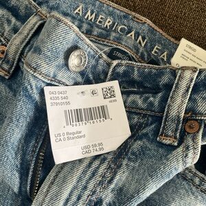 American Eagle Outfitters High Rise Blue Jeans